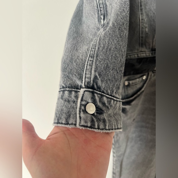 NWT Retrofete Renee Denim Jumpsuit in Slate Grey - Picture 12 of 15